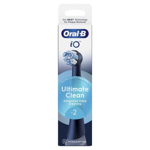 Oral-B iO Ultimate Clean Black Ανταλλακτικές Κεφαλές Ηλεκτρικής Οδοντόβουρτσας 2 Τεμάχια 1 Oral-B iO Ultimate Clean Black Ανταλλακτικές Κεφαλές Ηλεκτρικής Οδοντόβουρτσας 2 Τεμάχια