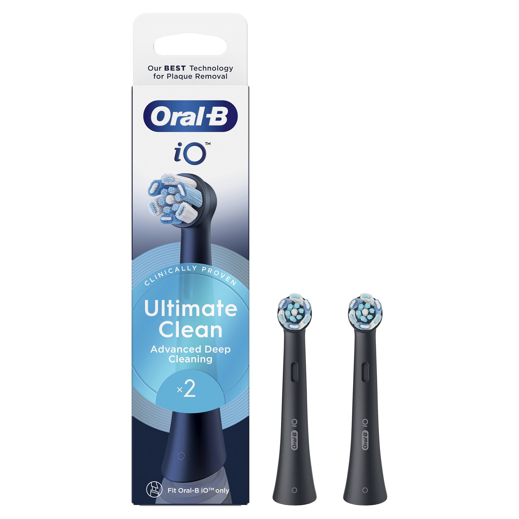 Oral-B iO Ultimate Clean Black Ανταλλακτικές Κεφαλές Ηλεκτρικής Οδοντόβουρτσας 2 Τεμάχια 8 Oral-B iO Ultimate Clean Black Ανταλλακτικές Κεφαλές Ηλεκτρικής Οδοντόβουρτσας 2 Τεμάχια - Image 8