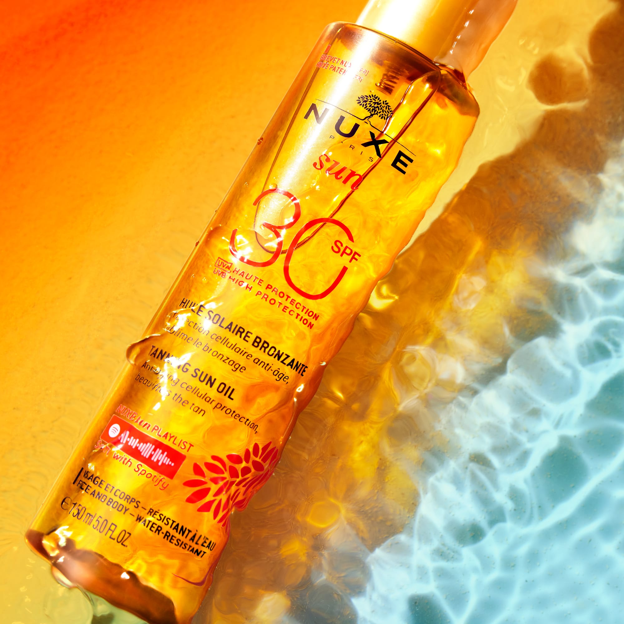 Nuxe Sun Tanning Oil Λάδι Μαυρίσματος για Πρόσωπο & Σώμα SPF30 150ml 2 (2) 3264680007019-VN058601-TANNING_SUN_OIL_SPF30_150ML-LIFESTYLE_2000x2000