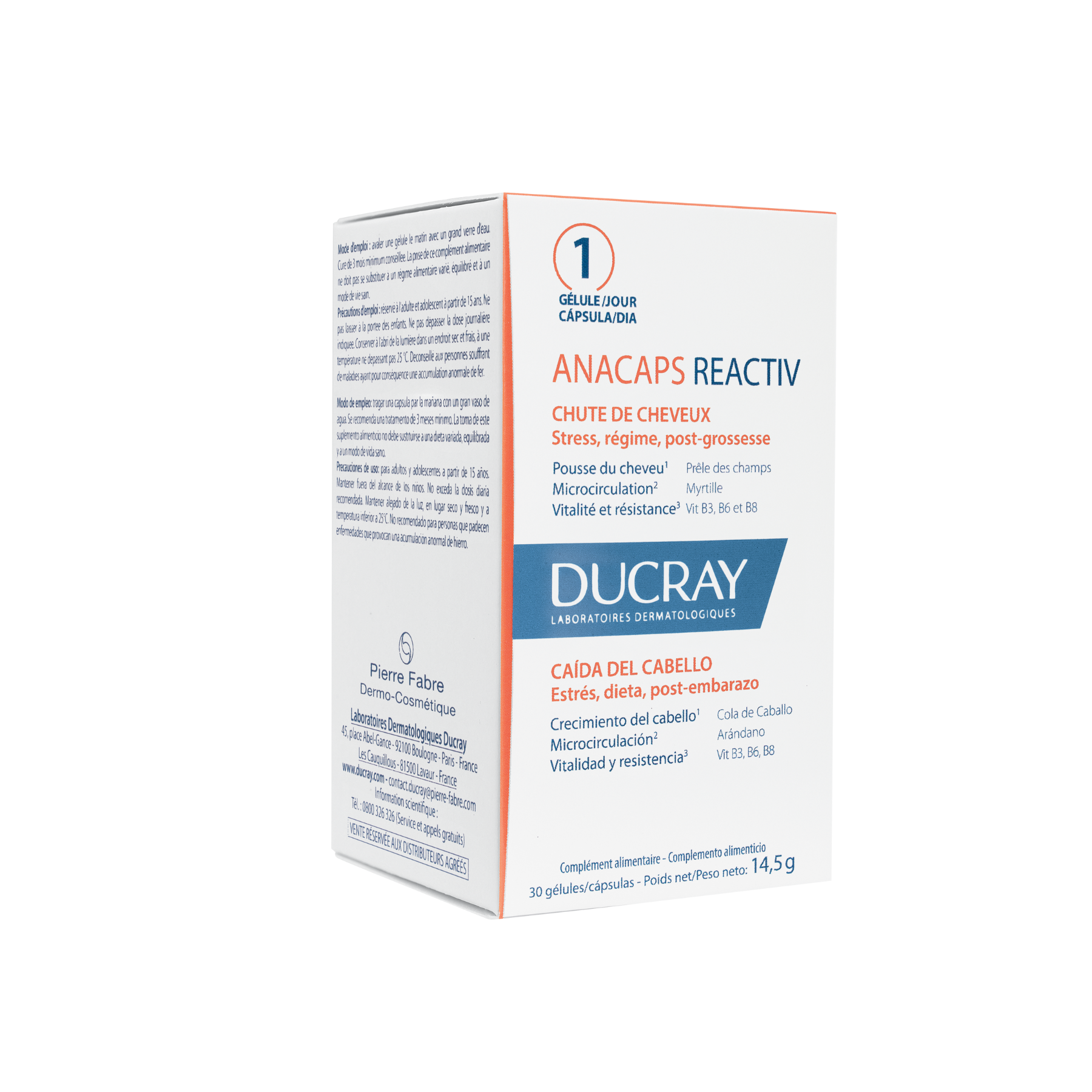 Ducray Anacaps Reactiv 30 Κάψουλες 6 Ducray Anacaps Reactiv 30 Κάψουλες - Image 6