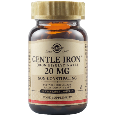 Solgar Gentle Iron 20mg 90 Φυτοκάψουλες