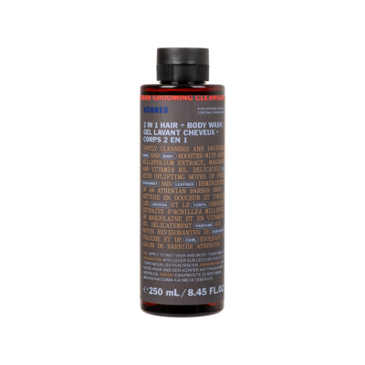 Korres Athenian Grooming Ανδρικό Σαμπουάν & Αφρόλουτρο 2 σε 1 250ml