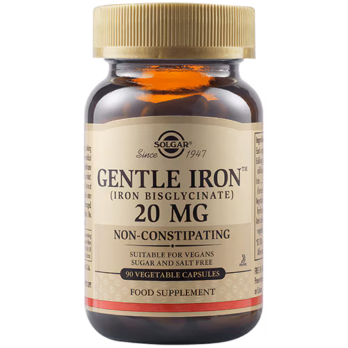 GENTLE IRON 20 MG VEGETABLE CAPSULES_90 (1)
