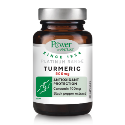 Power of Nature Platinum Turmeric 500mg 30 Κάψουλες