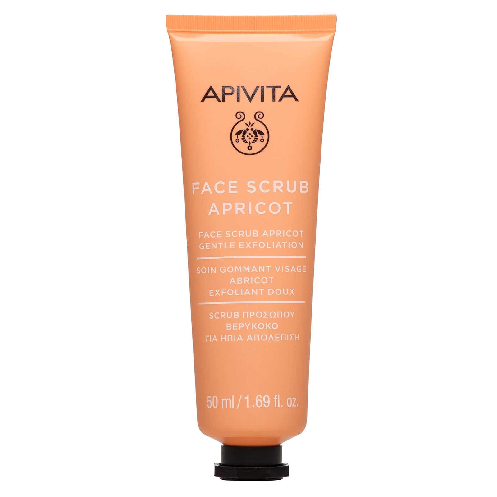 Apivita Scrub Προσώπου Βερύκοκο για Ήπια Απολέπιση 50ml 1 10-22-45-050-FACE-SCRUB-APRICOT-50ML