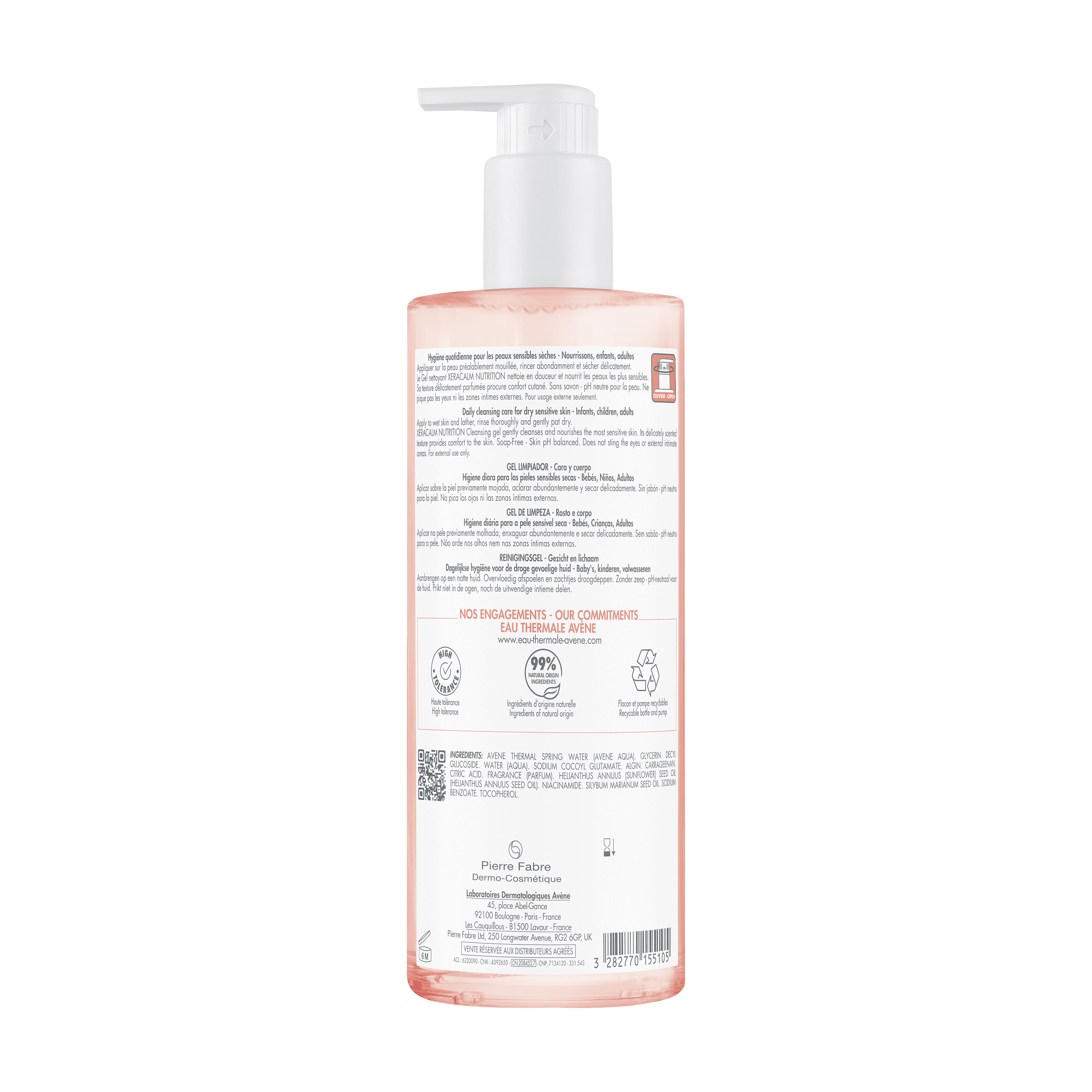 Avene Τζελ Καθαρισμού XERACALM Nutrition 500ml 2 5f913b7b-25d2-45b2-84f6-91587dad8ee2