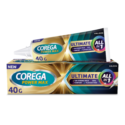 Corega Ultimate All-In-One Στερεωτική Κρέμα Τεχνητής Οδοντοστοιχίας 40g