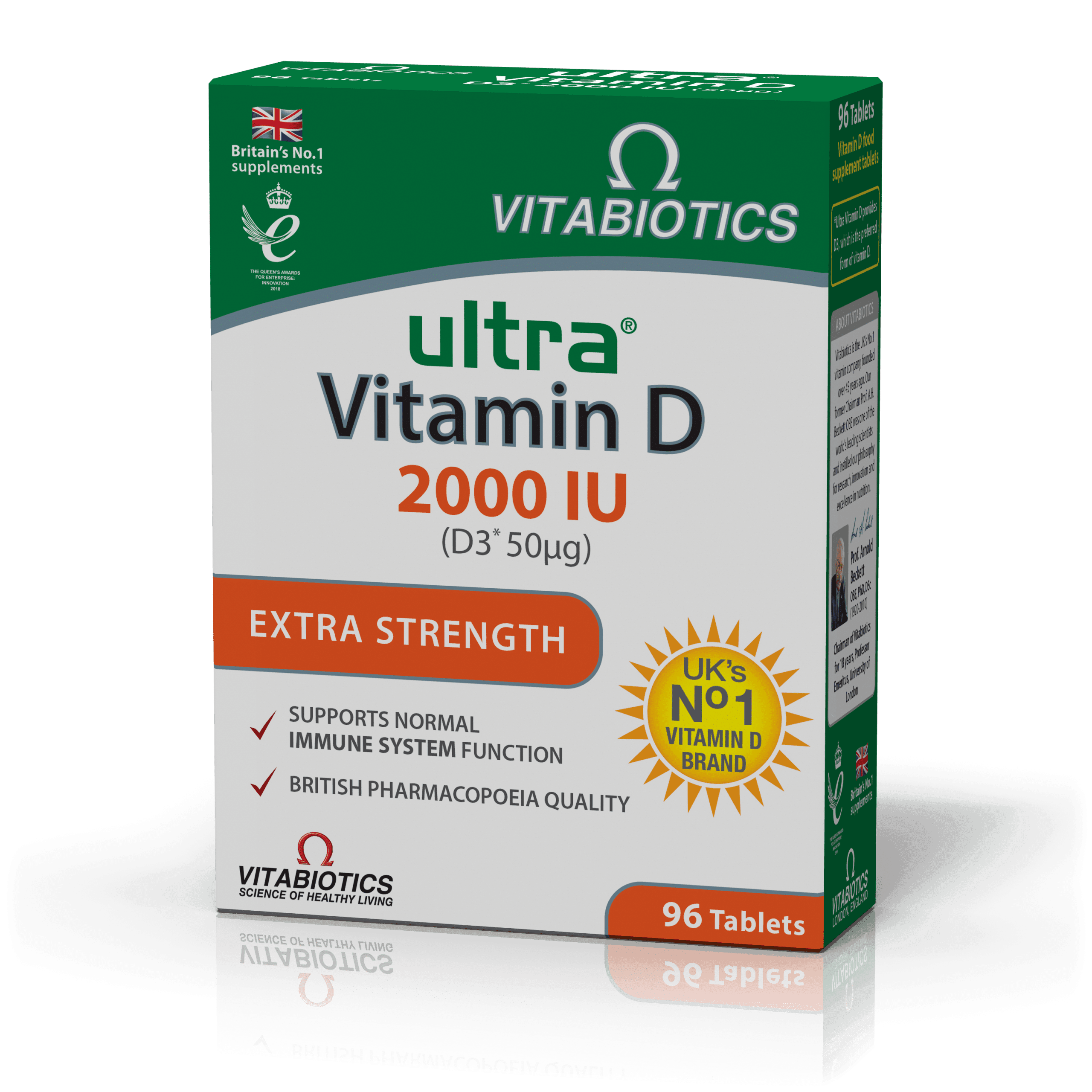 Vitabiotics Ultra Vitamin D3 2000IU 96 Ταμπλέτεςplatinum 2 Product14483.Photo1.Original