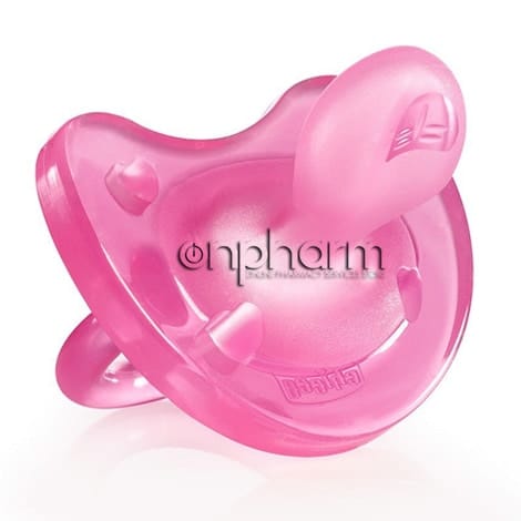 Chicco Πιπίλα Όλο Σιλικόνη Ροζ 0-6m+ (02711-11) 1 Product16317.Photo1.Original