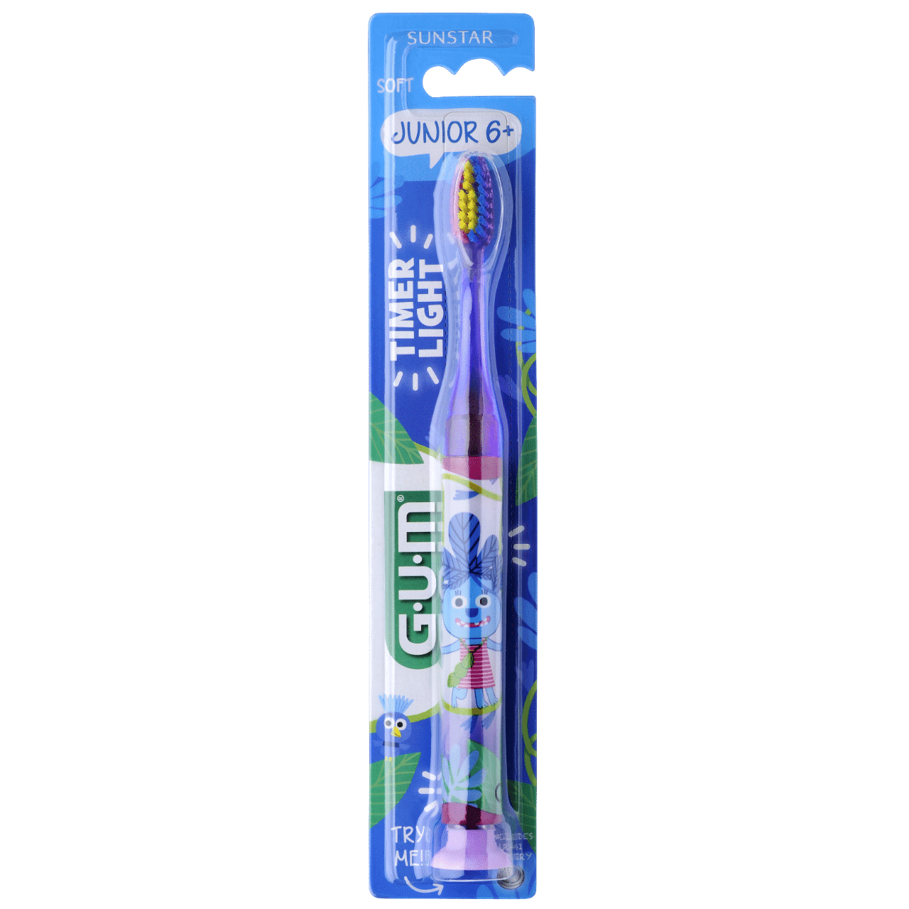 GUM Οδοντόβουρτσα Junior Light-Up Μωβ 903 1 Product17760.Photo1.Original