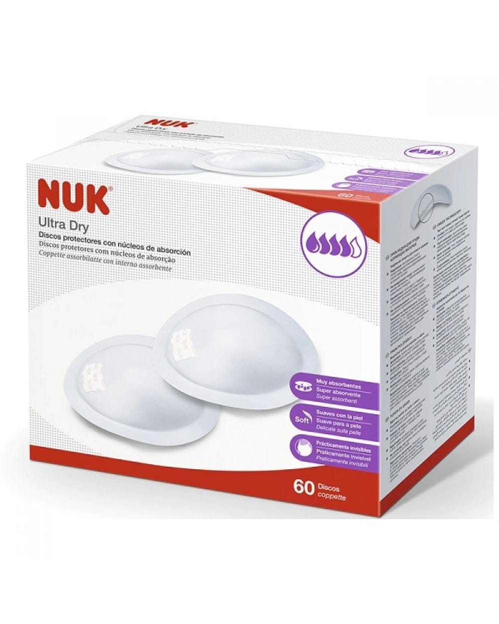 NUK Επιθέματα Στήθους Ultra Dry 60 Τεμάχια 1 Product18920.Photo1.Original