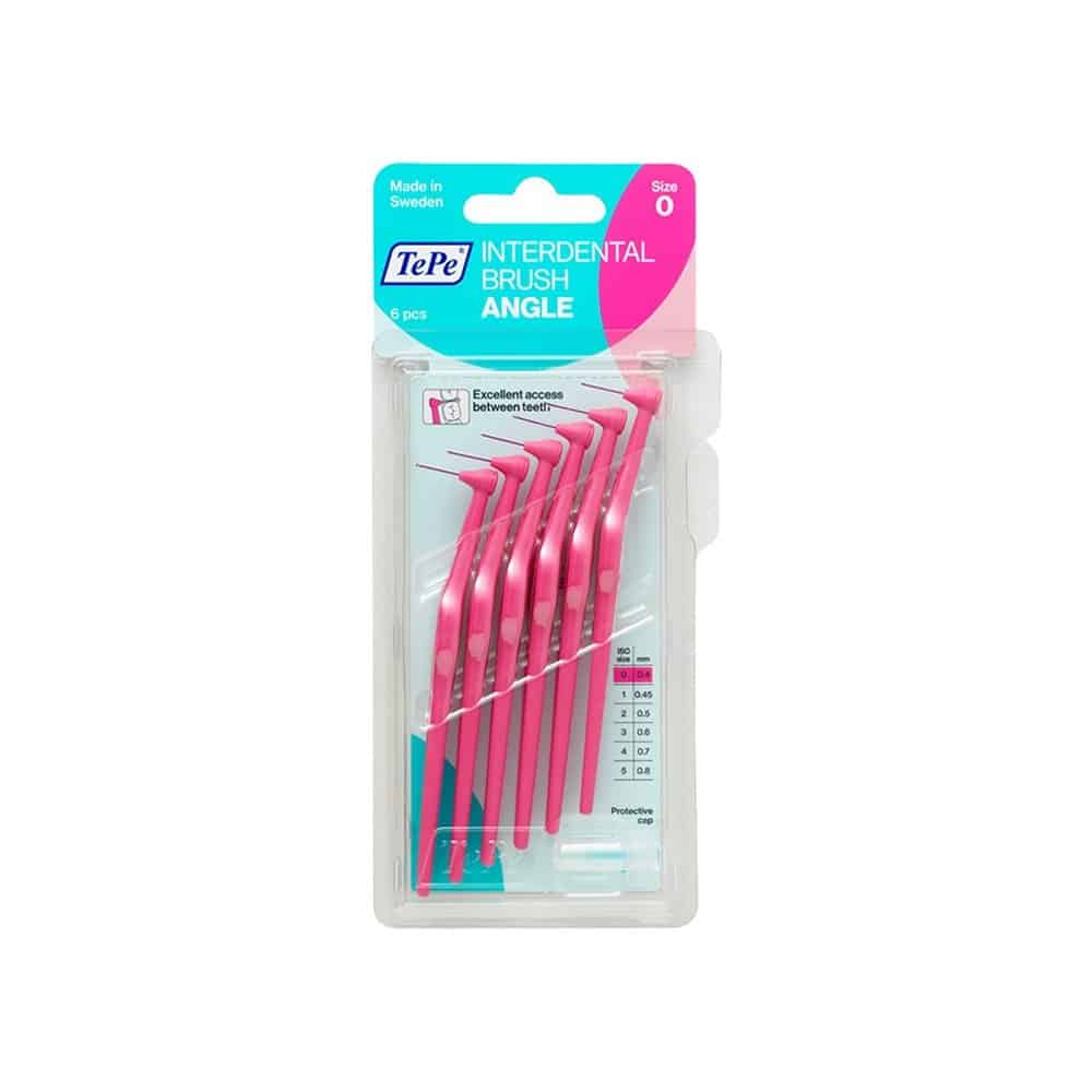 TePe Angle Μεσοδόντια Βουρτσάκια Φούξια 0.4mm 6 Τεμάχια 1 Product19005.Photo1.Original