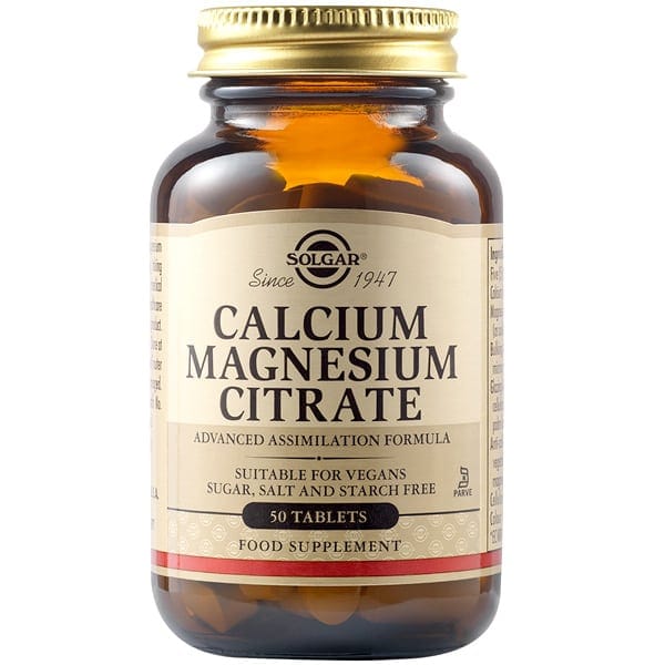 Solgar Calcium Magnesium Citrate 50 Ταμπλέτες 1 Product19347.Photo1.Original