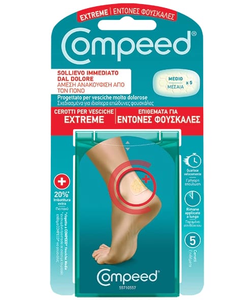 Compeed Extreme Επιθέματα για Φουσκάλες στη Φτέρνα από Αθλητικές Δραστηριότητες 5 Τεμάχια 1 Product19637.Photo1.Original