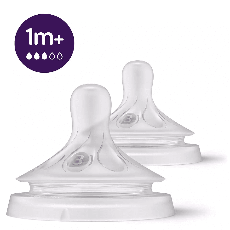 Avent Natural Response Θηλή Σιλικόνης Ροή 3(1+ Μηνών) 2 Τεμάχια SCY963/02 1 Product19707.Photo1.Original