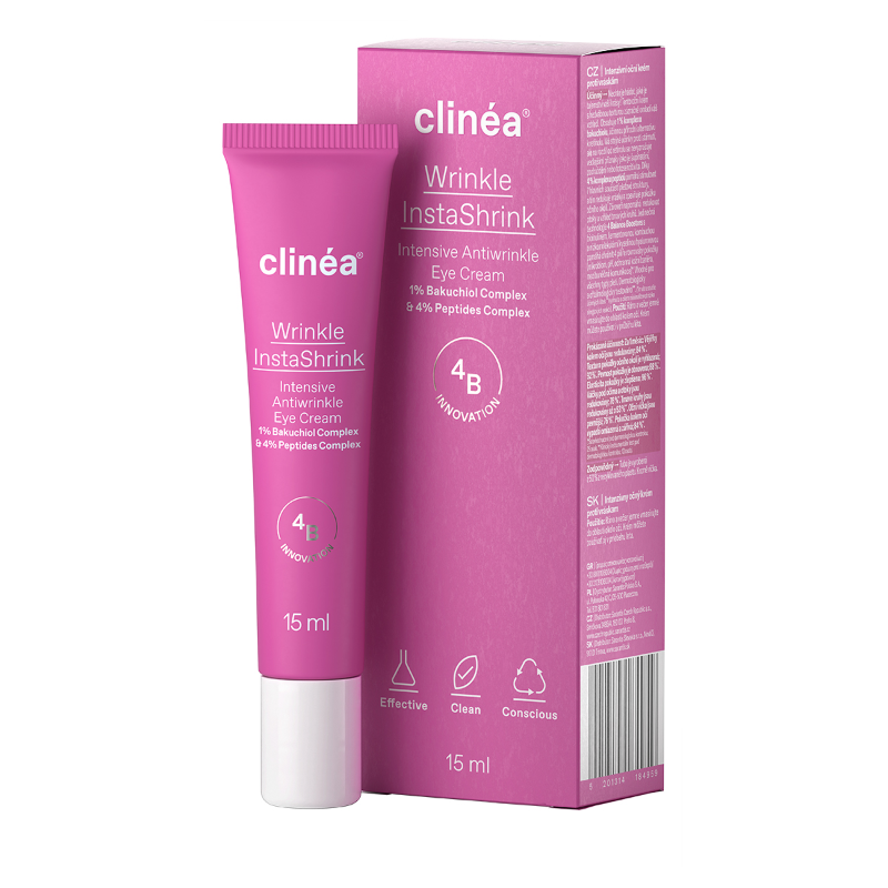 Clinea Αντιγηραντική Κρέμα Ματιών Wrinkle InstaShrink 15ml 2 Clinea Αντιγηραντική Κρέμα Ματιών Wrinkle InstaShrink 15ml - Image 2