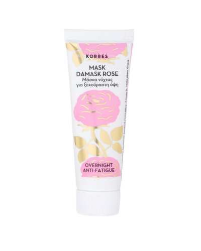 Korres Damask Rose Μάσκα Νύχτας για Ξεκούραστη Όψη 18ml