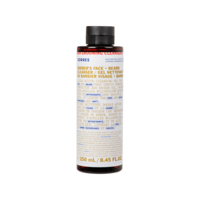 Korres Athenian Grooming Δροσιστικό Gel Καθαρισμού για Πρόσωπο & Γένια 250ml