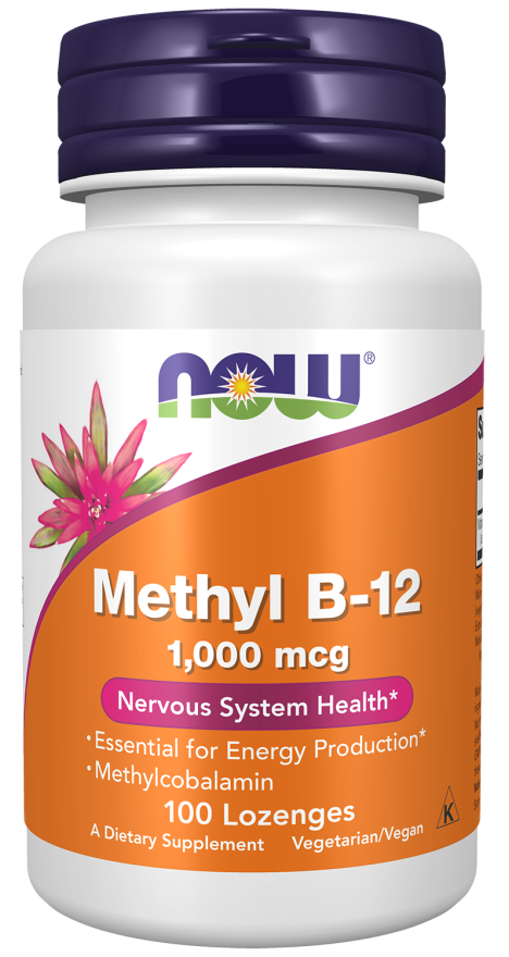 NOW Foods Methyl B-12 1000μg 100 Υπογλώσσια Δισκία 1 NOW Foods Methyl B-12 1000μg 100 Υπογλώσσια Δισκία