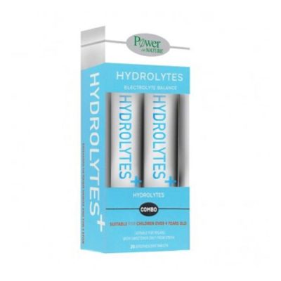 Power of Nature Hydrolytes Stevia 20 Αναβράζοντα Δισκία Γεύση Λεμόνι 1+1 ΔΩΡΟ