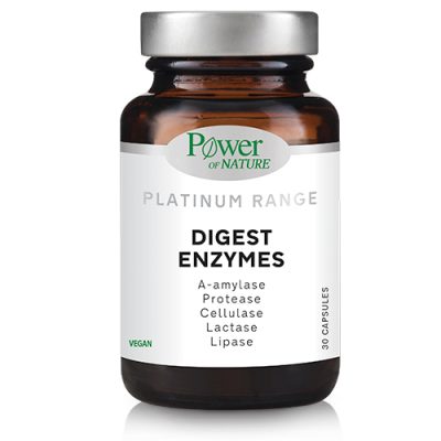 Power of Nature Platinum Digest Enzymes 30 Κάψουλες