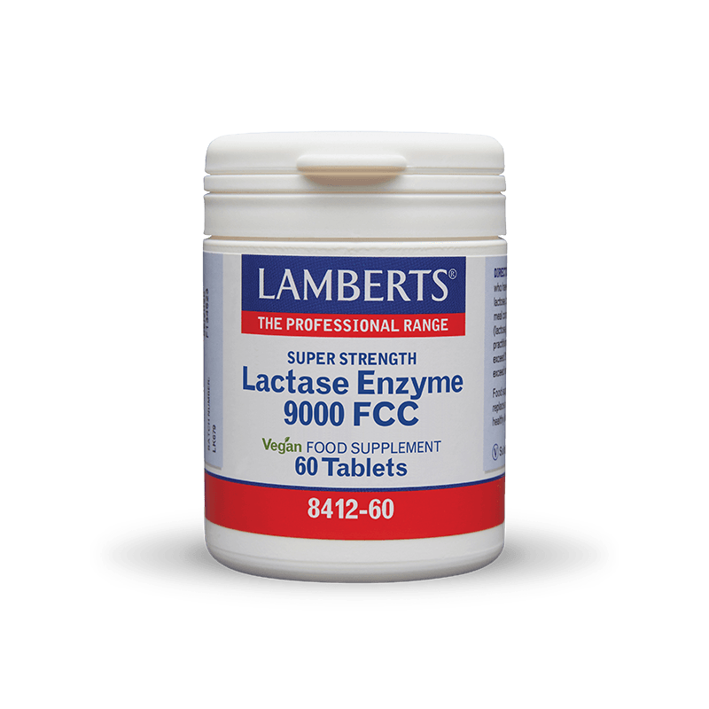 Lamberts Lactase Enzyme 9000 FCC 60 Ταμπλέτες 1 LactaseComplex_8412-1