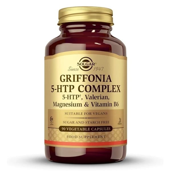 Solgar Griffonia 5-HTP Complex 90 Φυτικές Κάψουλες 1 033984015272-600×600