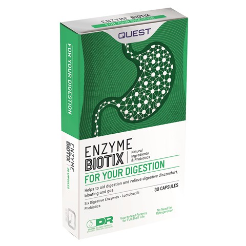Quest Enzyme Biotix 30 Κάψουλες 1 Quest Enzyme Biotix 30 Κάψουλες