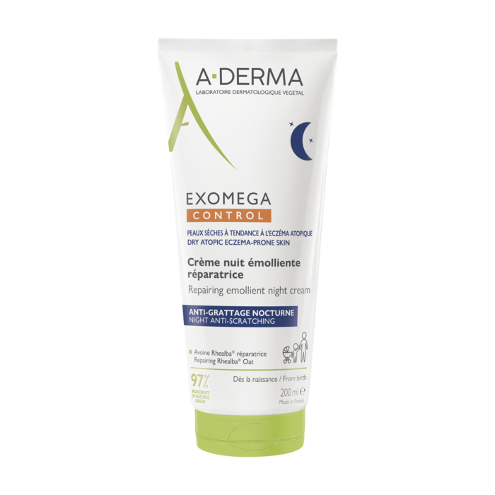 A-DERMA Exomega Control Επανορθωτική Mαλακτική Kρέμα Nυκτός 200ml 1 A-DERMA Exomega Control Επανορθωτική Mαλακτική Kρέμα Nυκτός 200ml