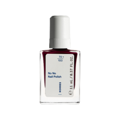 Korres No No Nail Polish 59 Burgundy Red 11ml