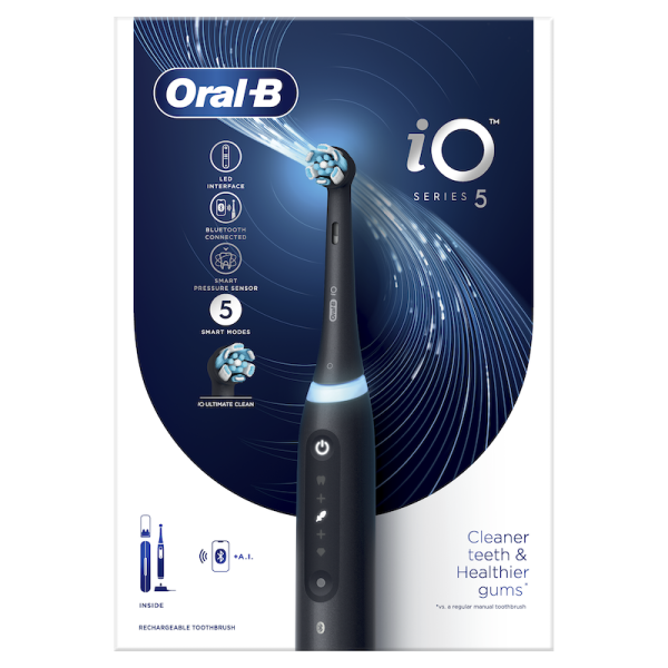 Oral-B iO Series 5 Hλεκτρική Οδοντόβουρτσα Black 1 Oral-B iO Series 5 Hλεκτρική Οδοντόβουρτσα Black