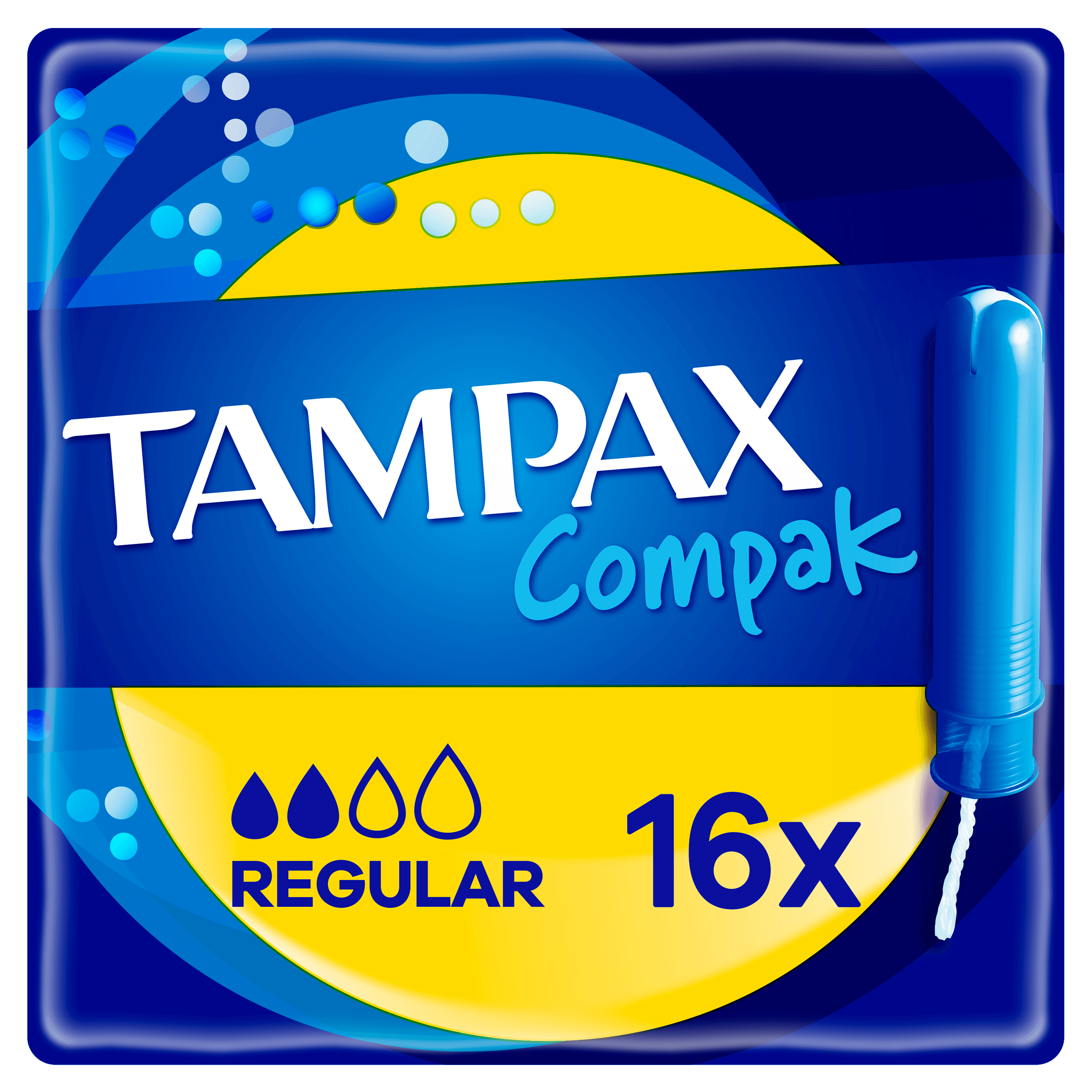 Tampax Compak Regular Ταμπόν Με Απλικατέρ 16 Τεμάχια 2 80762420_4015400219507_TAMPAX COMPAK REGULAR 6X16_PI