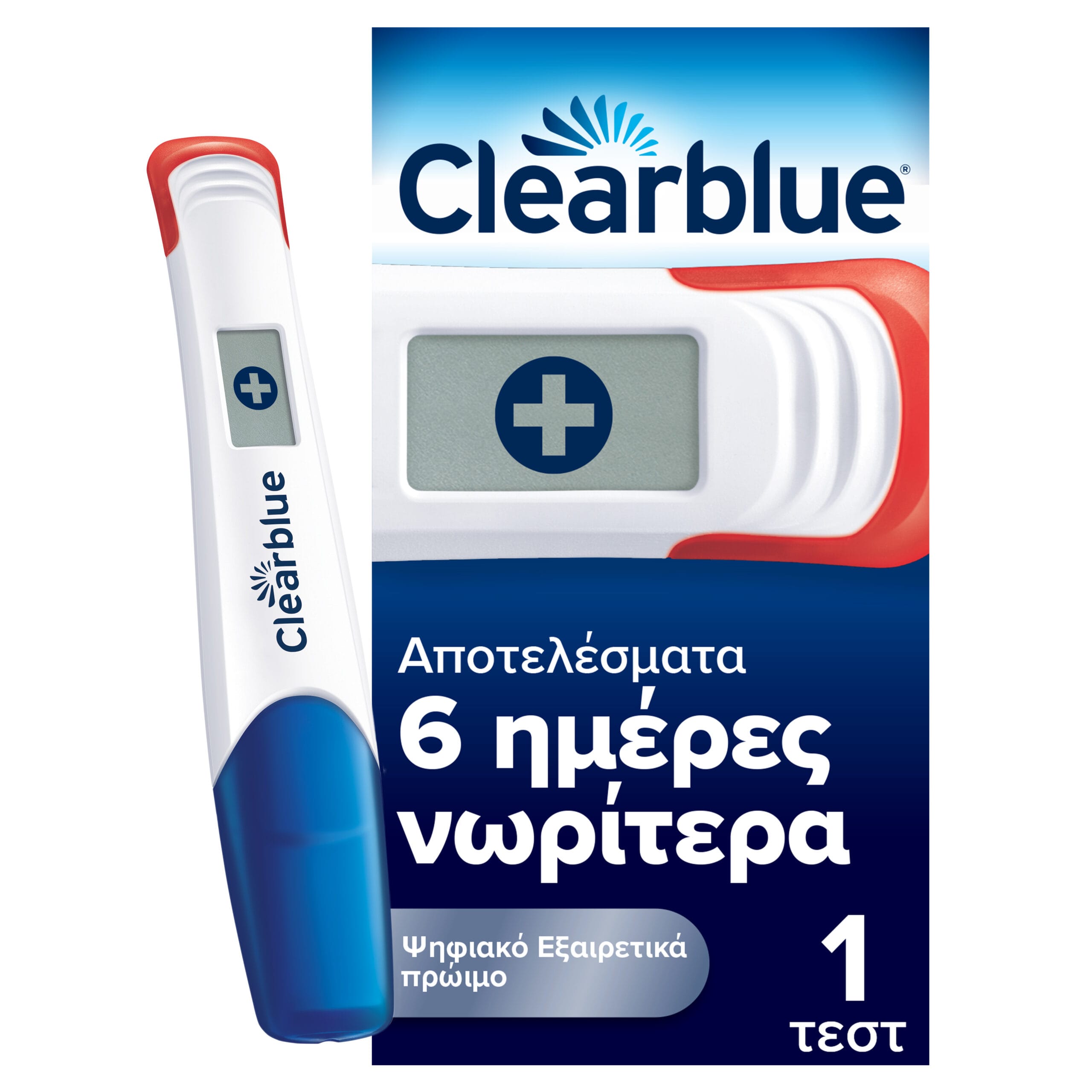 Clearblue Τεστ Εγκυμοσύνης Ψηφιακό Πρώιμη Ανίχνευση 1 Τεμάχιο 2 80804840_8700216528672_CLEARBLUE ΤΕΣΤ ΕΓΚΥ. ΨΗΦΙΑΚΟ ΠΡΩΙΜΗ ΑΝΙΧΝΕΥΣΗ 1CT_PI