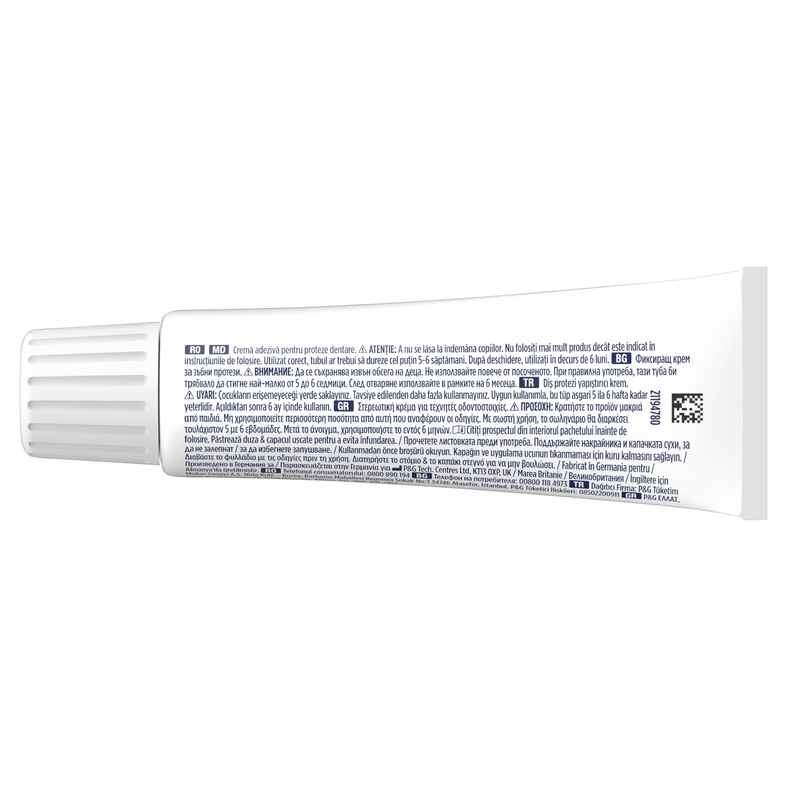 Fixodent Complete Fresh Στερεωτική Κρέμα για Τεχνητή Οδοντοστοιχία 47g 5 80817330_8700216623230_FIXODENT COMPLETE EXTRA FRESH 12X47GR_S2