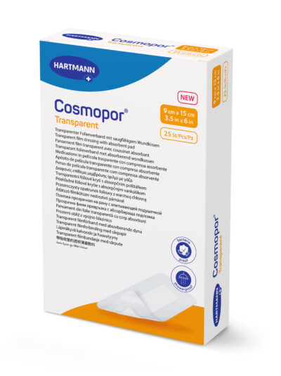 Hartmann Cosmopor Transparent Αυτοκόλλητο Επίθεμα 9x15cm 25 Τεμάχια