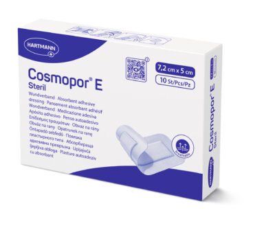 Hartmann Cosmopor E Αυτοκόλλητη Αποστειρωμένη Γάζα 7.2x5cm 10 Τεμάχια