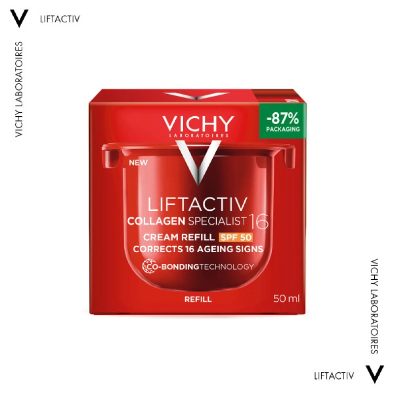 Vichy Liftactiv Collagen Specialist 16 Day Cream SPF50 Refill 50ml 1 Vichy Liftactiv Collagen Specialist 16 Day Cream SPF50 Refill 50ml