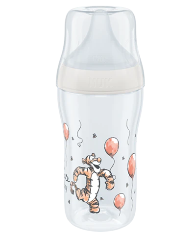 NUK Disney Winnie Pooh Perfect Match Μπιμπερό με Μαλακή Θηλή Σιλικόνης Medium 3+ Μηνών ΛΕΥΚΟ 260ml