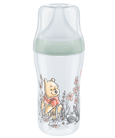 Nuk Disney Winnie Pooh Perfect Match Μπιμπερό με Μαλακή Θηλή Σιλικόνης Medium 3+ Μηνών ΠΡΑΣΙΝΟ 260ml
