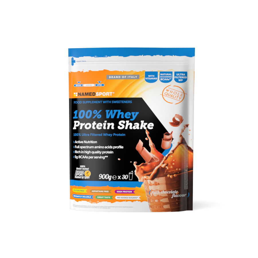 NamedSport 100% Whey Protein Shake 900g Γεύση Milk Chocolate 1 NamedSport 100% Whey Protein Shake 900g Γεύση Milk Chocolate