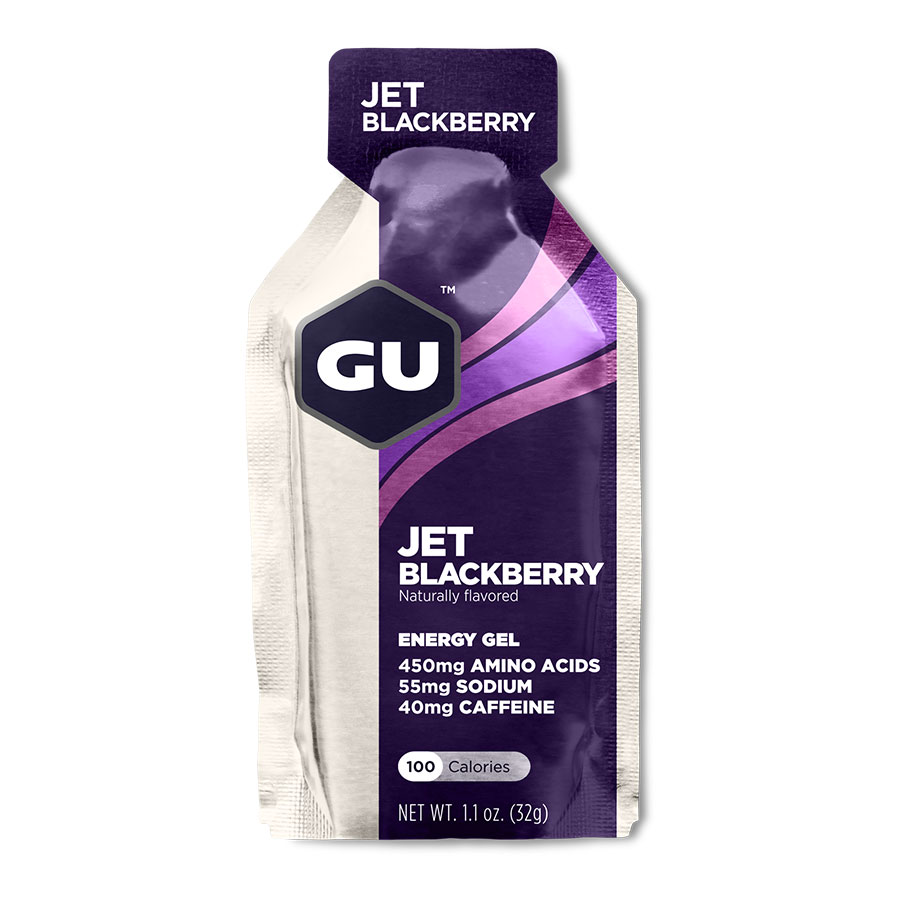 GU Energy Gel 32g Jet Blackberry 40mg Καφεΐνη 1 GU Energy Gel 32g Jet Blackberry 40mg Καφεΐνη