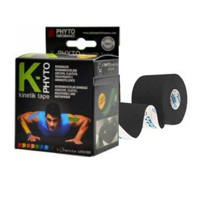 Phyto Performance Kinetik Tape K-Phyto 2 Sides Stretch 5cmx5m Μαύρο