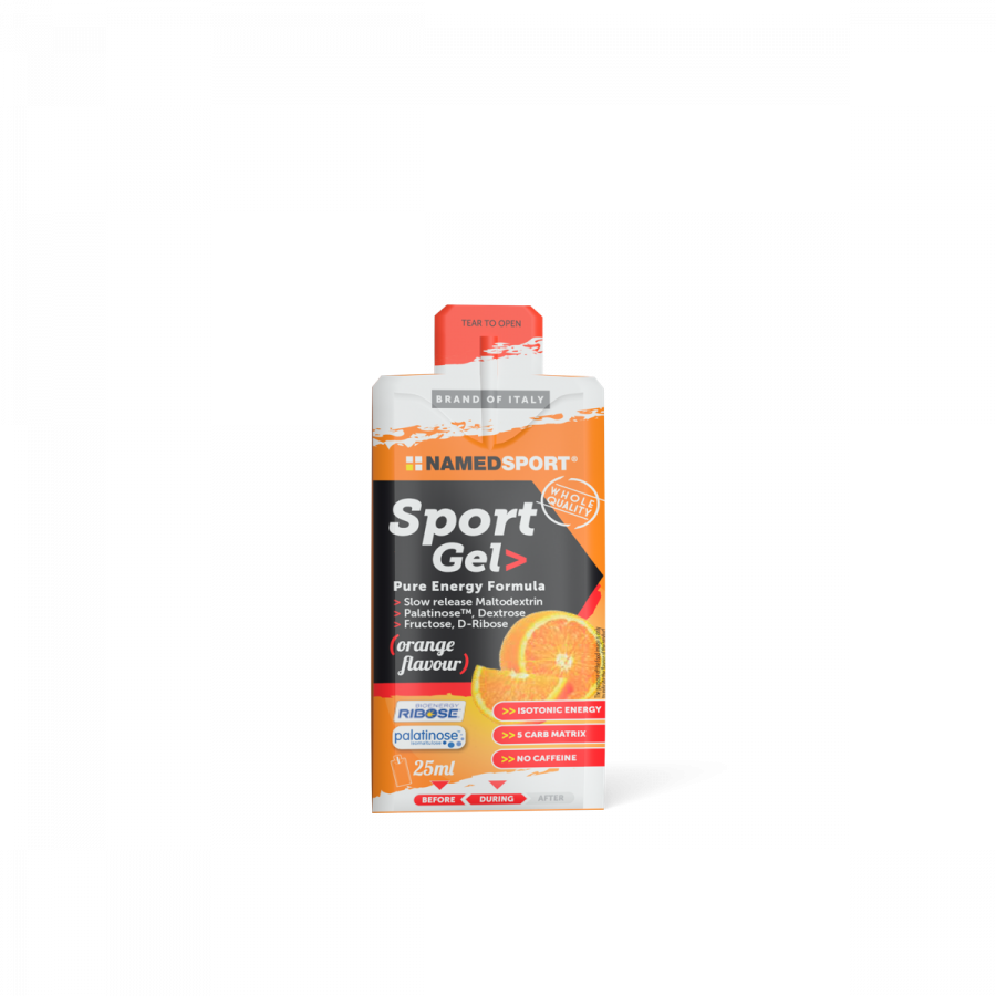 NamedSport Sport Gel 25ml Γεύση Πορτοκάλι 1 NamedSport Sport Gel 25ml Γεύση Πορτοκάλι