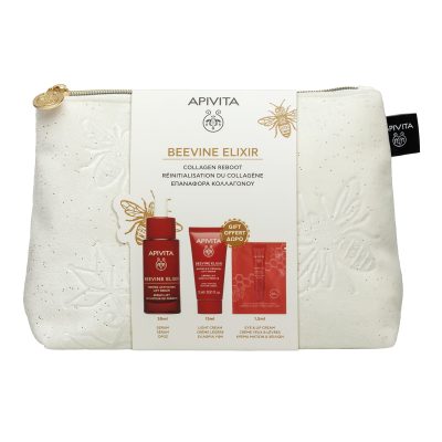 Apivita Promo Beevine Elixir Ορός Ενεργοποίησης Σύσφιξης & Lifting 30ml με ΔΩΡΟ Αντιρυτιδική Κρέμα για Σύσφιξη & Lifting Ελαφριάς Υφής 10ml & Foil Αντιρυτιδική Κρέμα Lifting για τα Μάτια & τα Χείλη 1.5ml
