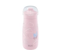 NUK Mini-Me SIp Παγουράκι ΡΟΖ 300ml με Ρύγχος 2 σε 1