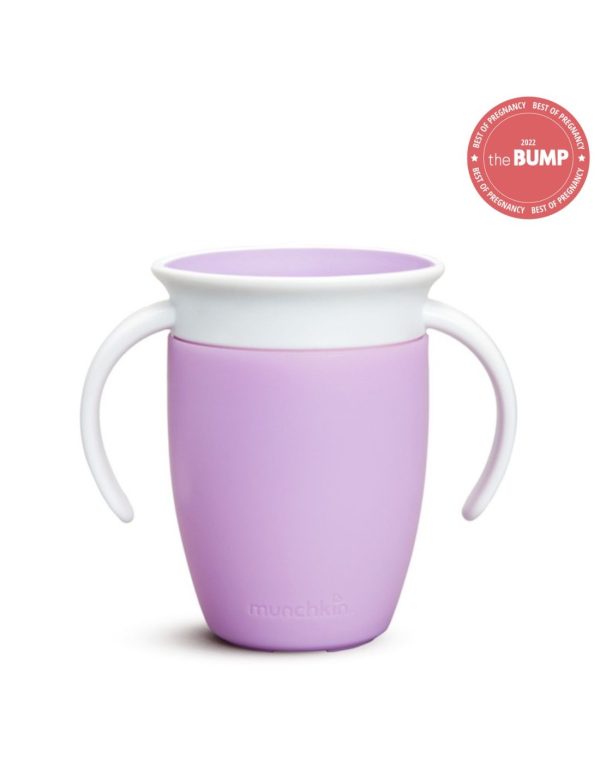 Munchkin Miracle Trainer Cup Μωβ 207ml 1 Munchkin Miracle Trainer Cup Μωβ 207ml