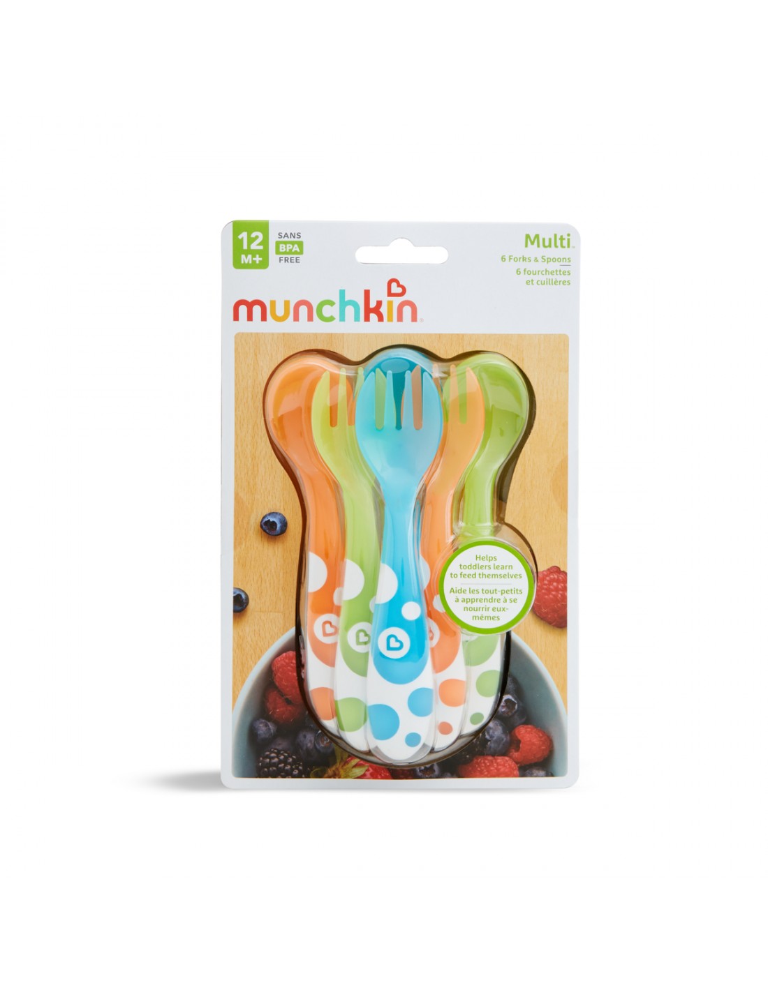 Munchkin Multi-Coloured Forks & Spoons 2 Munchkin Multi-Coloured Forks & Spoons - Image 2
