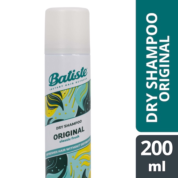 Batiste Original Ξηρό Σαμπουάν με Άρωμα από Ξύσμα Λεμονιού και Φρέσκα Λουλούδια 200ml 1 Batiste Original Ξηρό Σαμπουάν με Άρωμα από Ξύσμα Λεμονιού και Φρέσκα Λουλούδια 200ml
