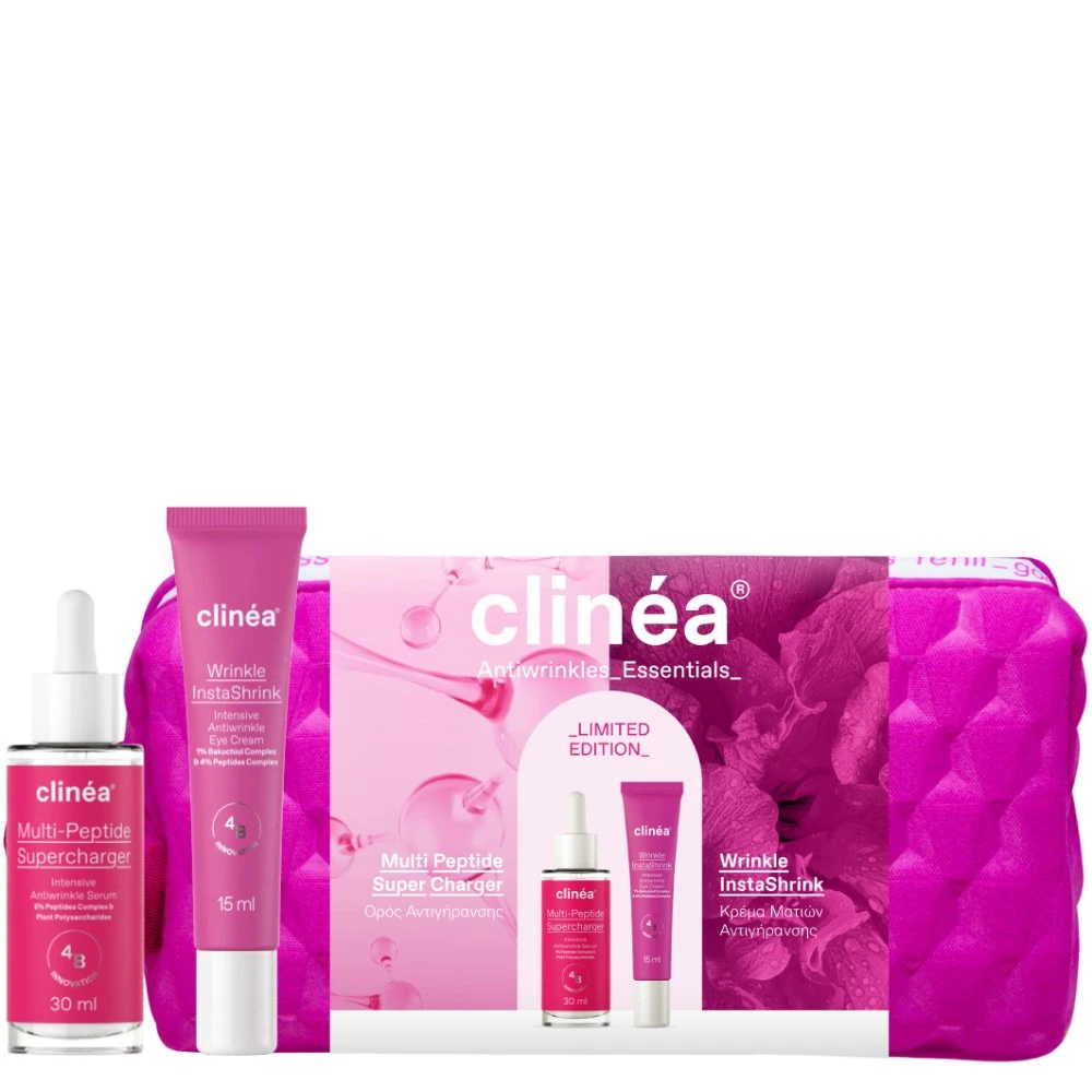 Clinea Promo Multi-Peptide Supercharger Ορός Εντατικής Αντιγήρανσης 30ml και Wrinkle InstaShrik Eye Cream 15ml 1 Clinea Promo Multi-Peptide Supercharger Ορός Εντατικής Αντιγήρανσης 30ml και Wrinkle InstaShrik Eye Cream 15ml