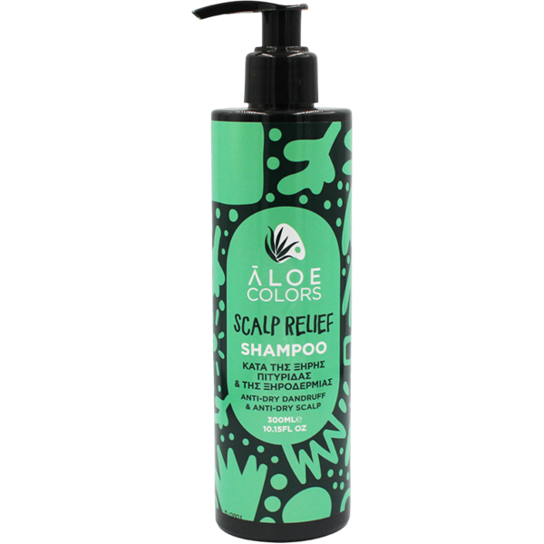 Aloe Colors Scalp Relief Shampoo 300ml 1 Aloe Colors Scalp Relief Shampoo 300ml